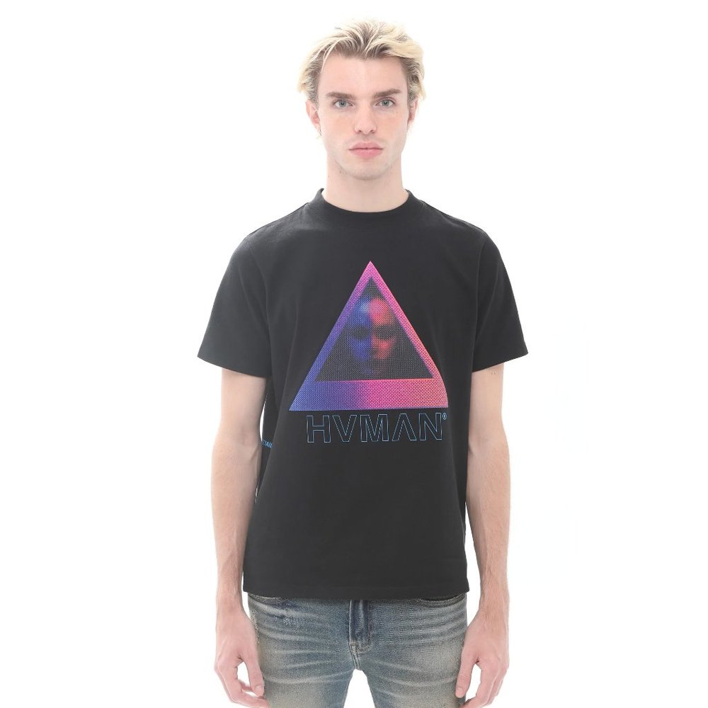New Hvman Tee in Black